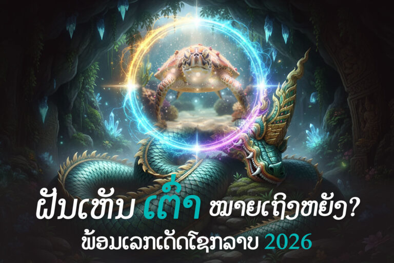 ຝັນເຫັນເຕົ່າ ໝາຍເຖິງຫຍັງ? ມາເບິ່ງທຳນາຍຝັນບອກໂຊກ ແລະ ເລກເດັດທີ່ຄົນຫຼິ້ນຫວຍຕ້ອງຮູ້!